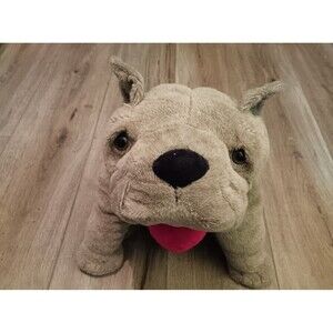 Dandee brown stuffed plush English bulldog